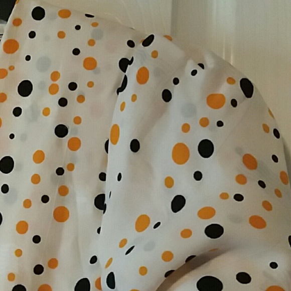 VTG Carolina Herrera Polka Dot Faux Wrap Embossed - Picture 6 of 8